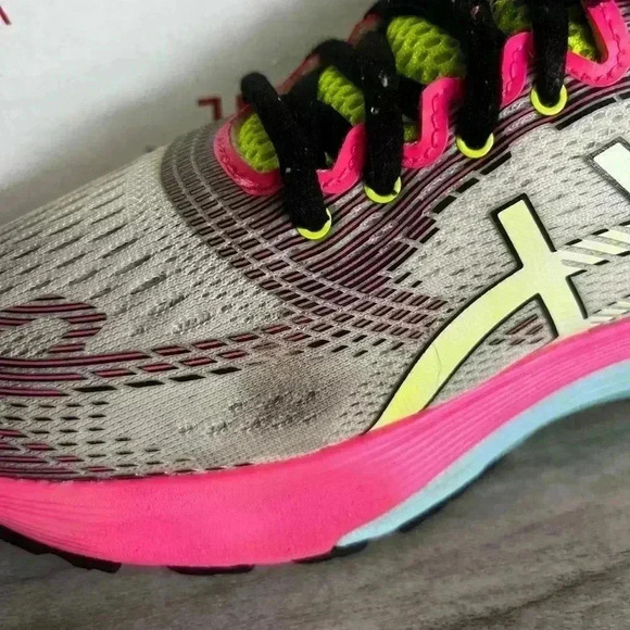 ASICS Gel Nimbus 21 Flyte Foam Shoes Womens 7.5 Cute comfy Running gym workout - Picture 3 of 9